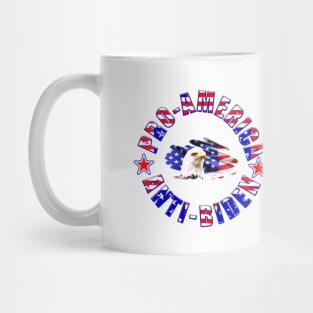 PRO-AMERICA ANTI-BIDEN Mugs and Cups Mug